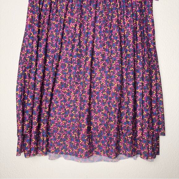 Matilda Jane Walking On a Cloud Mesh Babydoll Top Purple Women's Size Medium - Picture 14 of 16